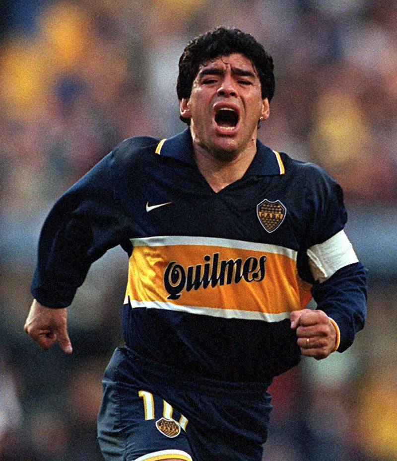 Diego Maradona Boca Juniors Quilmes
