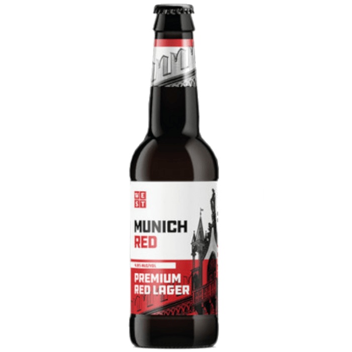 WEST Munich Red 12x330ml The Beer Town Beer Shop Buy Beer Online